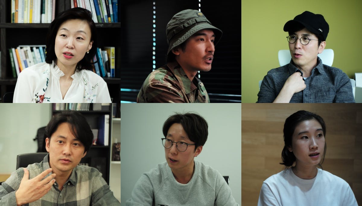 6명의 크리에이터에게 던진 215개의 질문