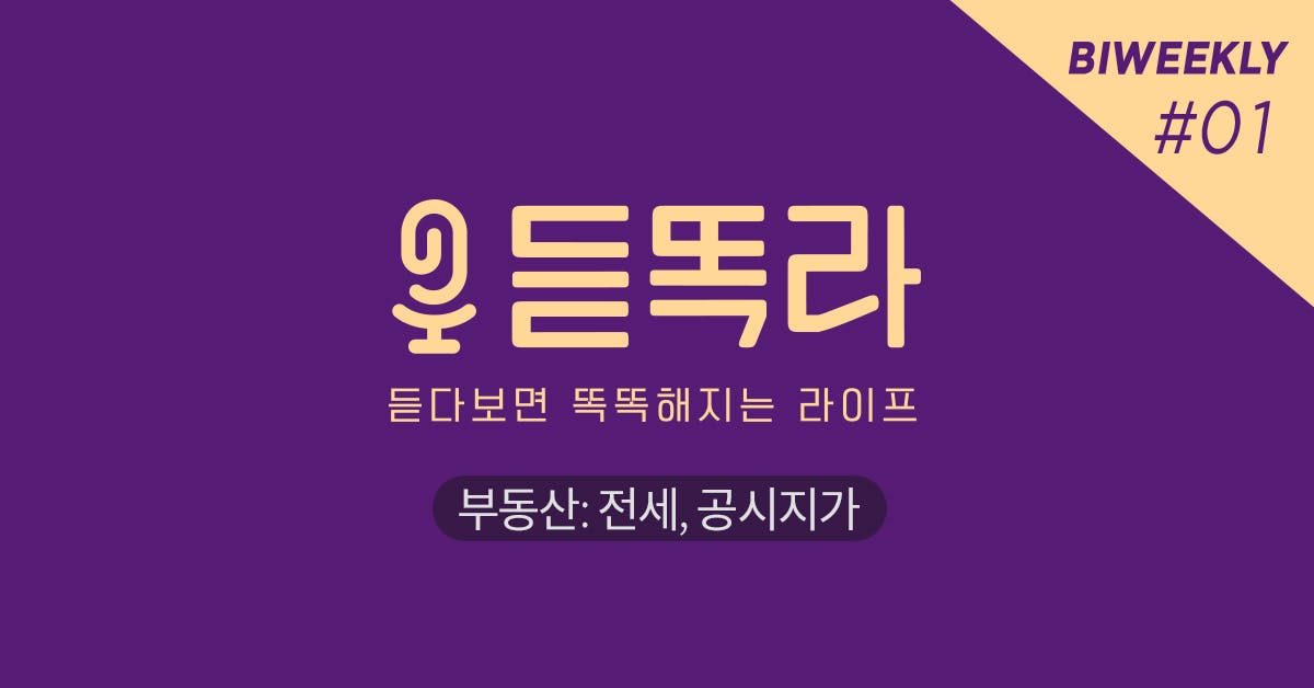 경제 초보가 알아야 할, 전세와 공시지가 이야기