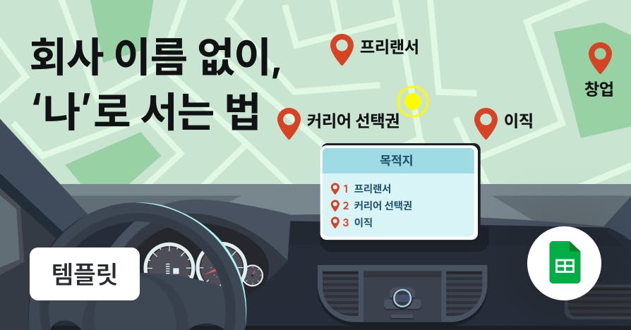 명함이 사라져도 흔들리지 않는 법: 삶의 주도권을 쥐는 '커리어 선택권' (템플릿), 이직, 퇴사, 창업, 프리랜서, 커리어선택권, 커리어자립, 가치관우선순위, 커리어안전망, 커리어자산정리표, 프리랜서전환, 직장인진로고민, 워크북증정, 이직기준, 커리어설계
